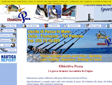 Tablet Screenshot of obiettivopesca.org